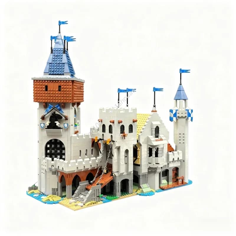 4783 pezzi MOC Don Horseleone Castle Model Building Blocks, idea creativa, mattoncini per architettura, giocattoli artigianali, regali di Natale da assemblare