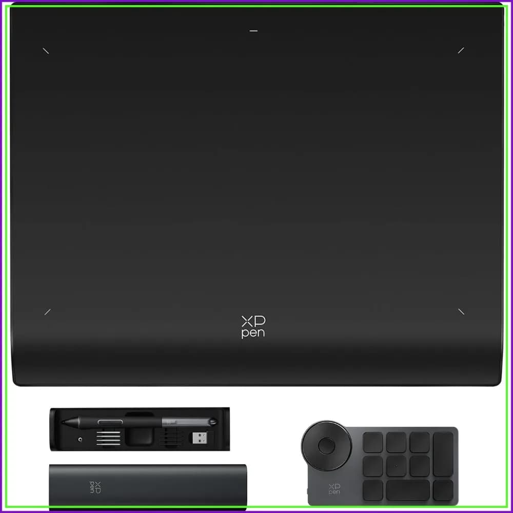 11 Inch Wireless Drawing Tablet with X3 Pro Stylus & Mini Key-dial, Bluetooth Graphics Pad for Animation & Digital Art