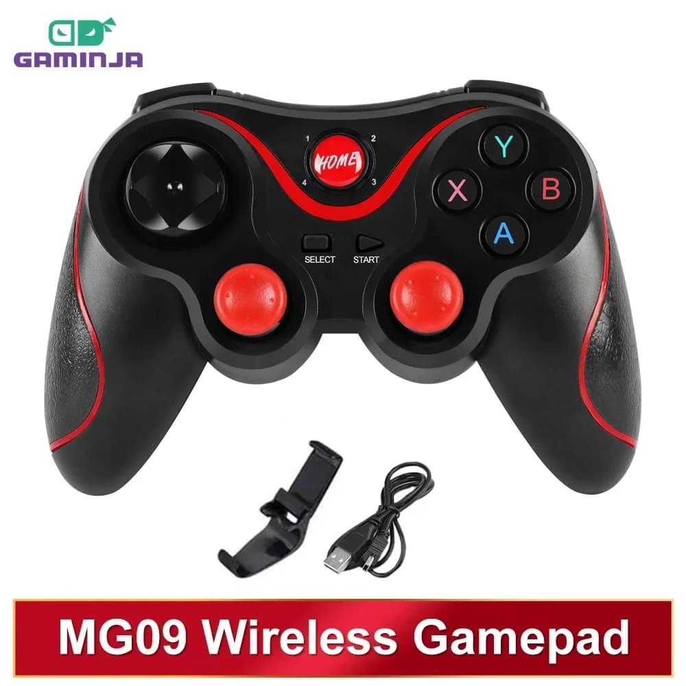 Terios T3 Supporto Controller Bluetooth Gamepad per telefono Android PC Joystick Controle Joypad wireless per Switch/Accessori PS3