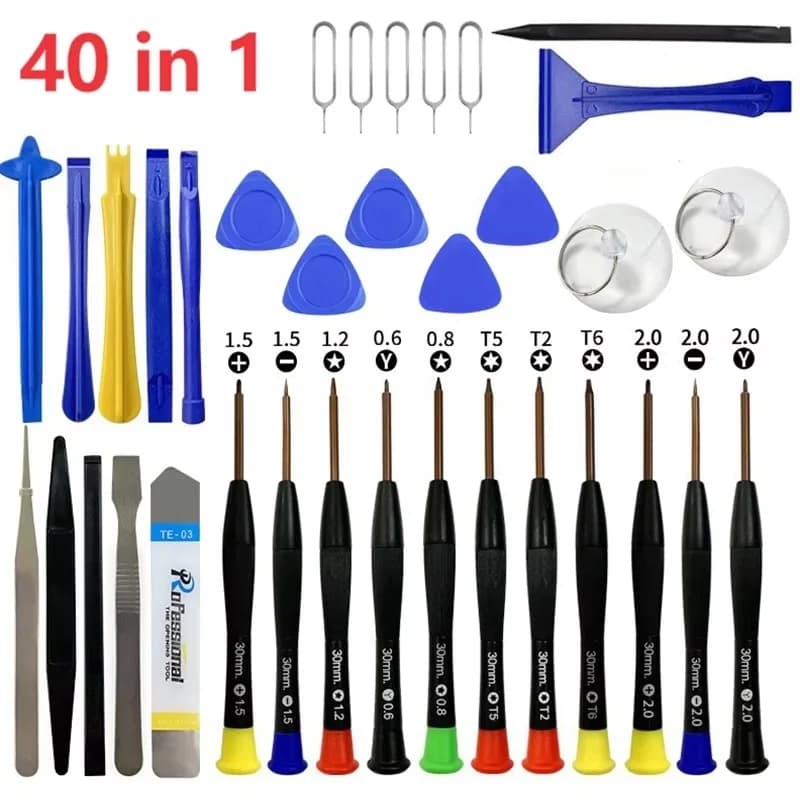 LCD screen repair tool kit for cell phone opening Professional tools for tablet phone screwdriver for iPhone iPad Xiaomi Huawei