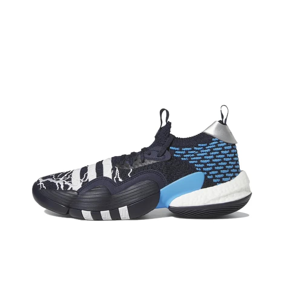 Adidas Trae Young 2.0 Basketball Shoes Men's Low Top Black/Blue/White ID2210