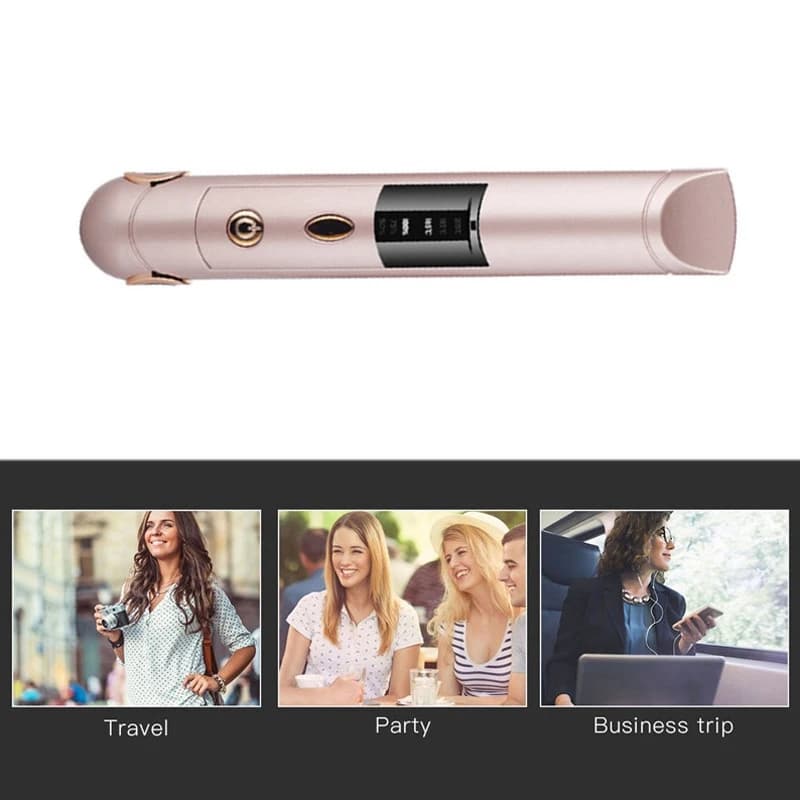 Hair Plate Wireless Portable Hair Plate for Travel Mini USB Rechargeable Iron with Ceramic Plates