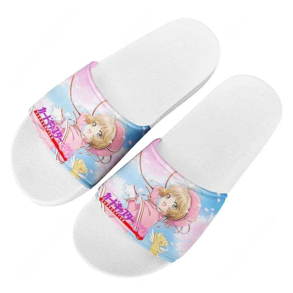 Ciabatte Cardcaptor Sakura per Casa e Bagno, Sandali Acquatici per Uomini, Donne e Adolescenti, Pantofole Estive Personalizzate