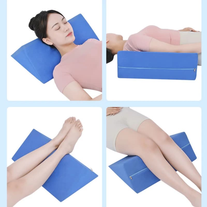Yoga Mat Triangle Turn Over Pillow triangolo riabilitazione arto superiore cuscino laterale in spugna a triangolo