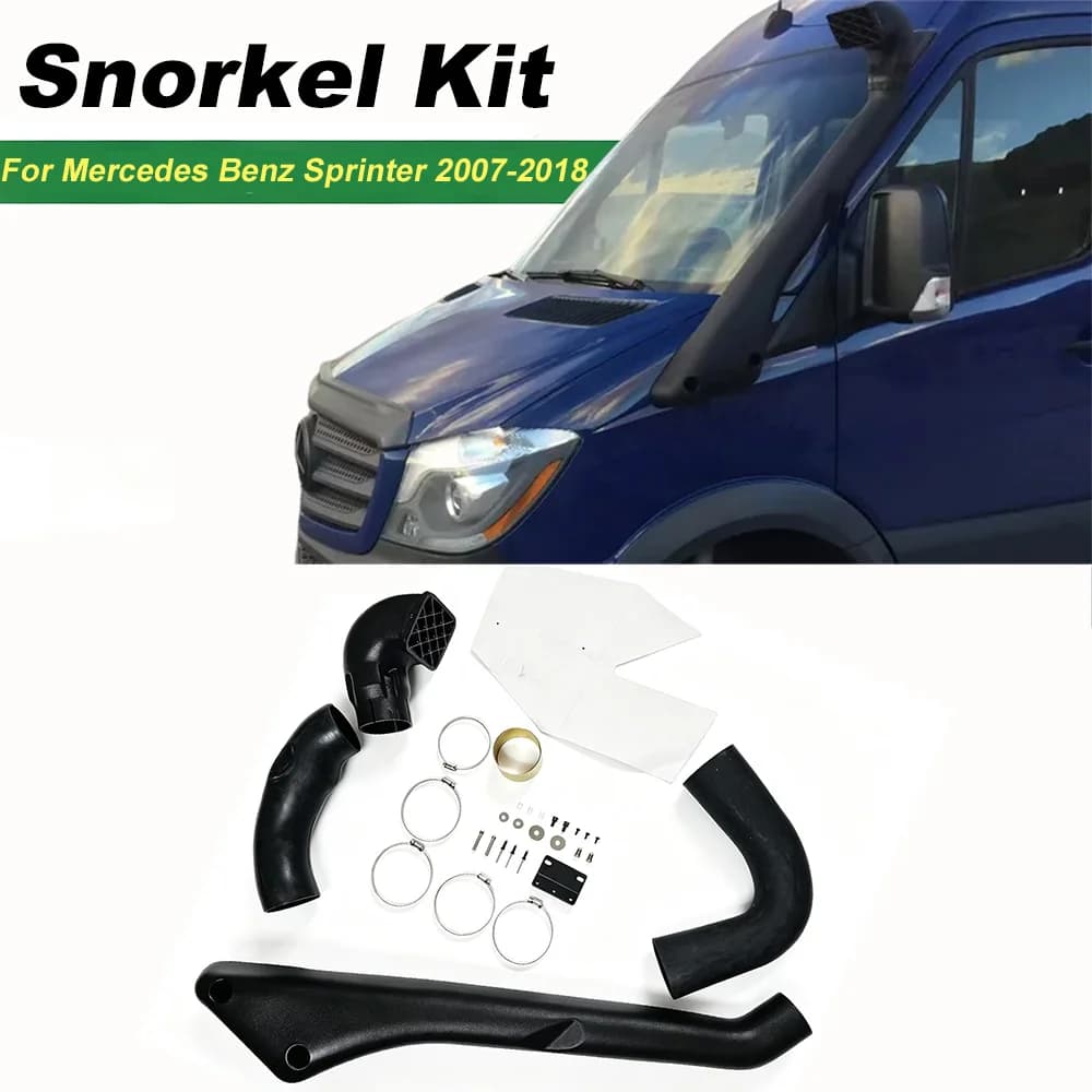 Off-Road Wading Air Intake Snorkel Kit for Terrawagen Mercedes Benz Sprinter 2007-2018 Van Car Accessories