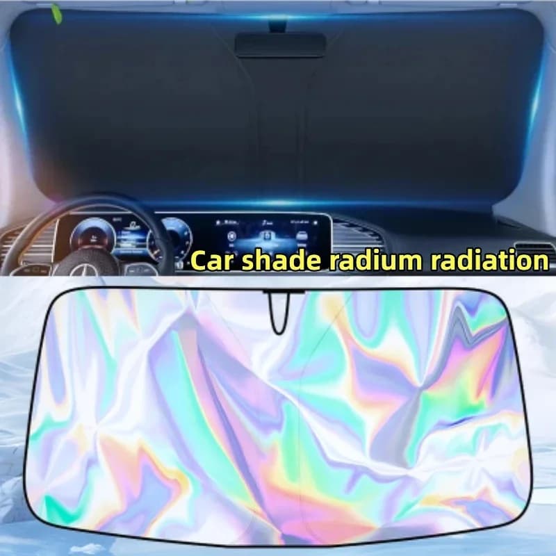 ‌ Parabrezza per auto Parasole Laser Parabrezza per auto Parasole Protezione di raffreddamento per auto Parasole con blocco UV Parasole per auto universale