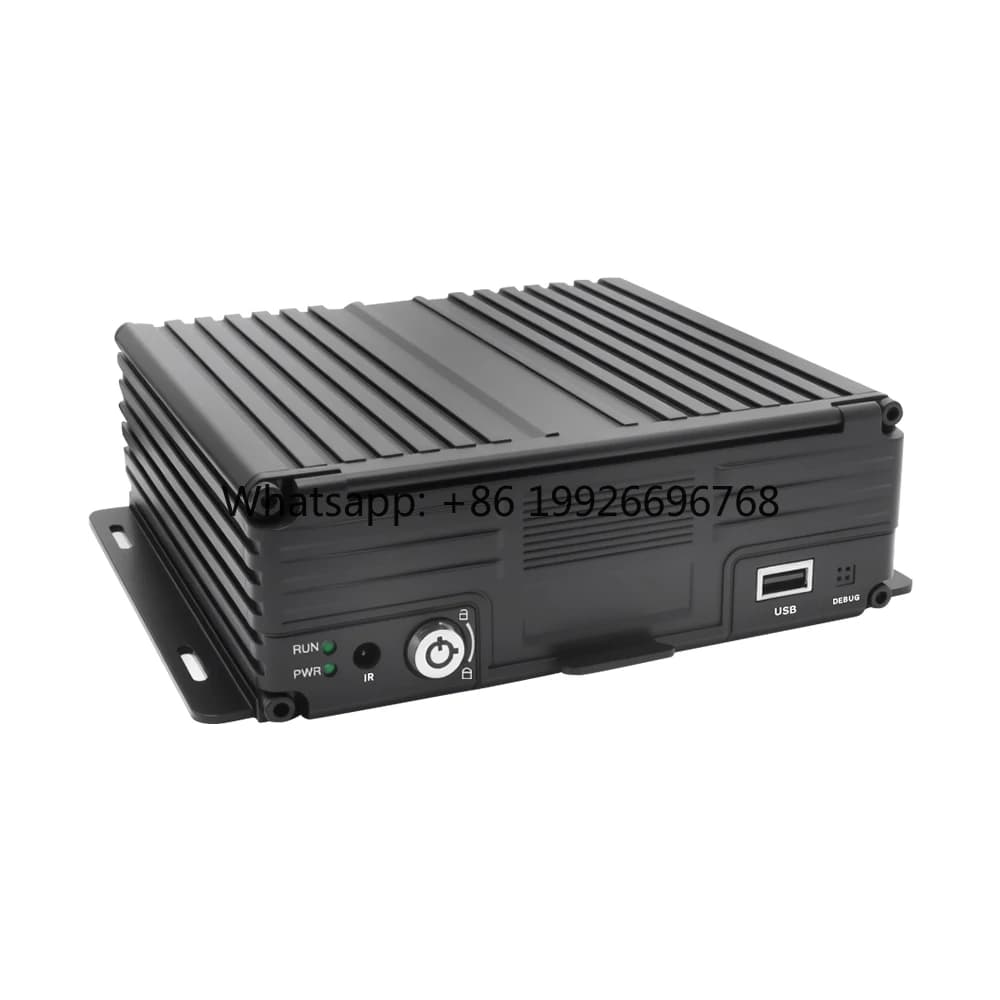 Registratore Video 4G GPS WIFI AHD MDVR 1080p con Archiviazione su Scheda SD, Sistema di Telecamere per Rimorchio a 4 Canali, Dispositivo di Parcheggio, Scatola Nera