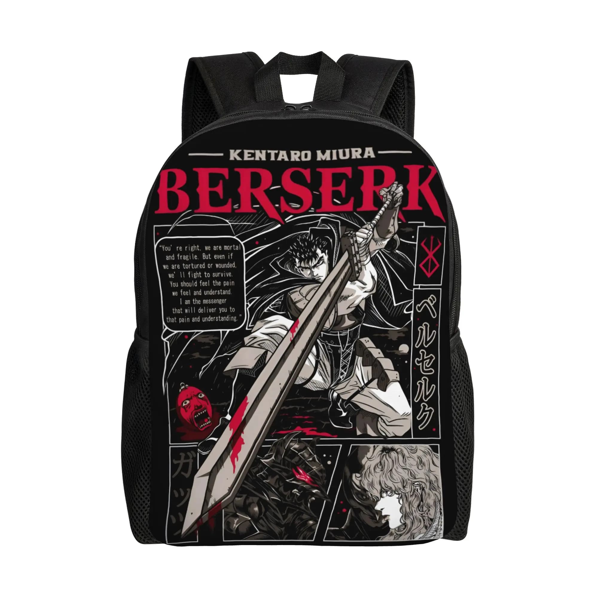 Customized B-Berserkes Backpack Women Men Basic Bookbag for College School Adventure Bags
