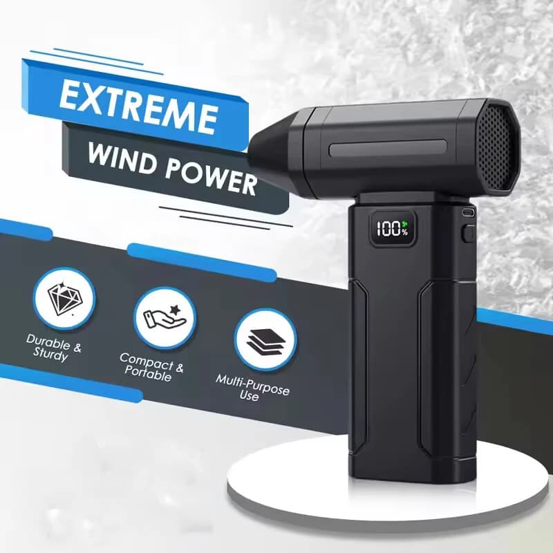 Ventilatore Turbo Jet Brushless X8 150000RPM, Potente Soffiatore Elettrico, Aspirapolvere Portatile, Ventilatore Violento