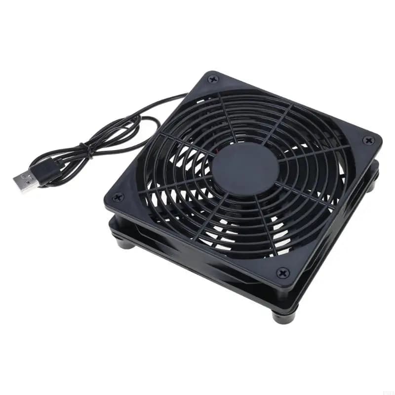 P9FA Compact DC5V da 120 mm Ventila raffreddamento USB per Modem Router Ricevitore DVR