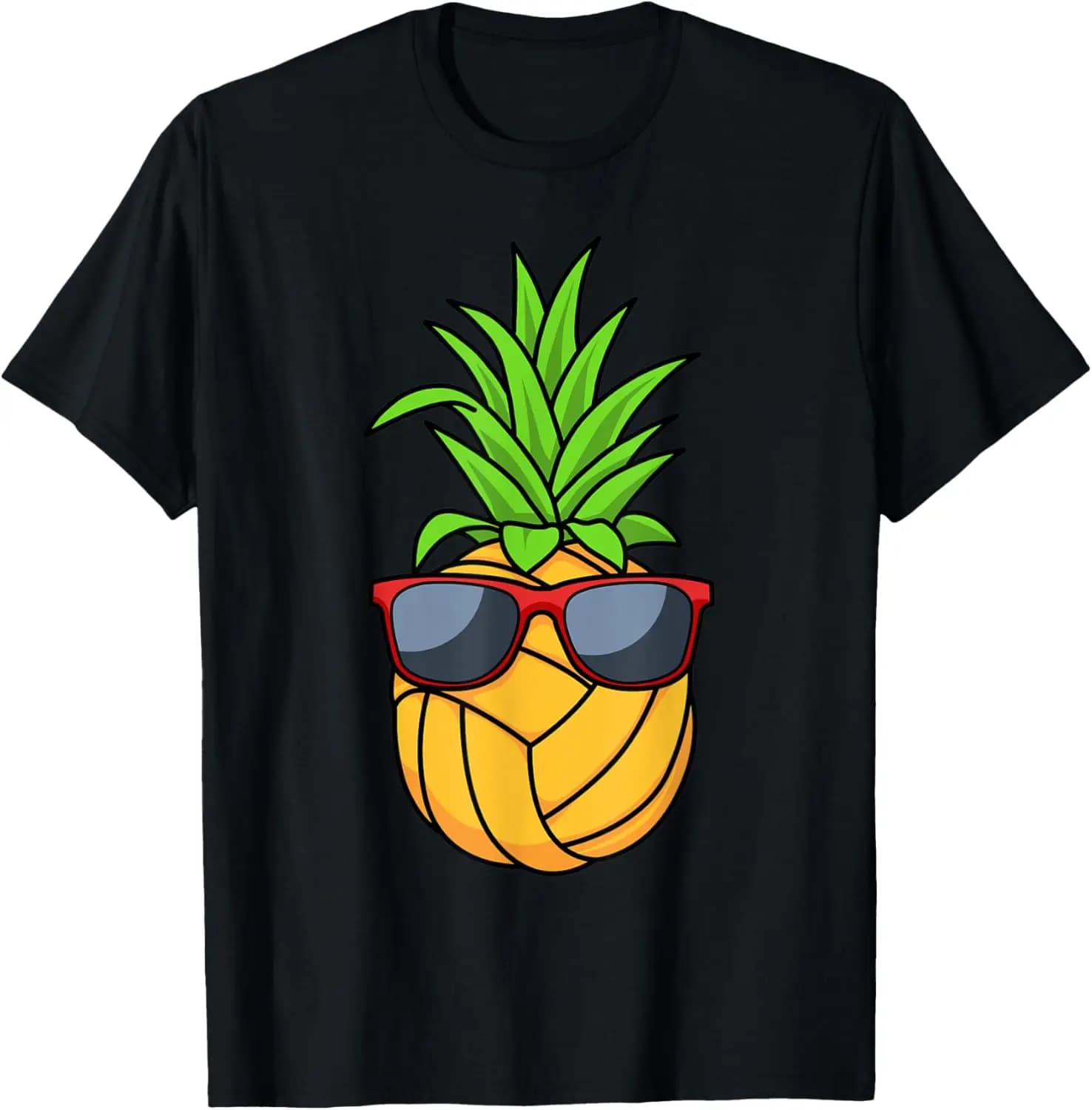 Volleyball T-shirt with pineapple