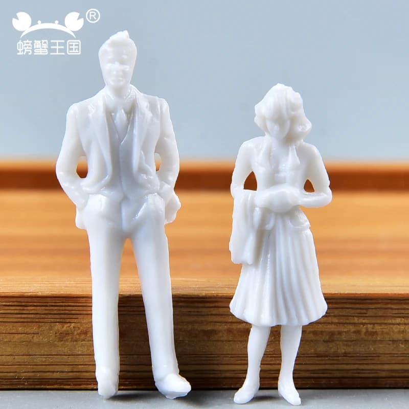 100pcs Action Figure figura umana in miniatura 1:50 1:75 1:100 1:150 1:300 modello in scala HO accessori per treni modello di architettura
