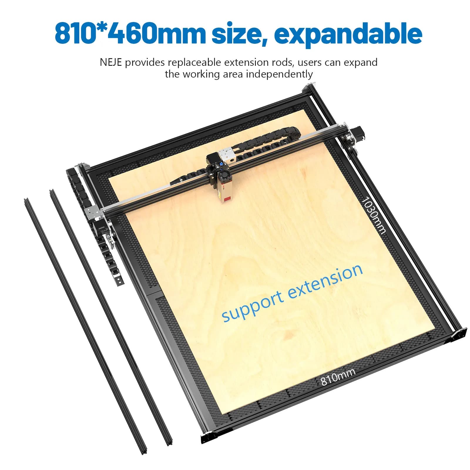 NEJE Laser Machine Honeycomb Plate 540 X 850mm Work Table for NEJE Master 2S/3 Max Laser Engraving Cutting Machine