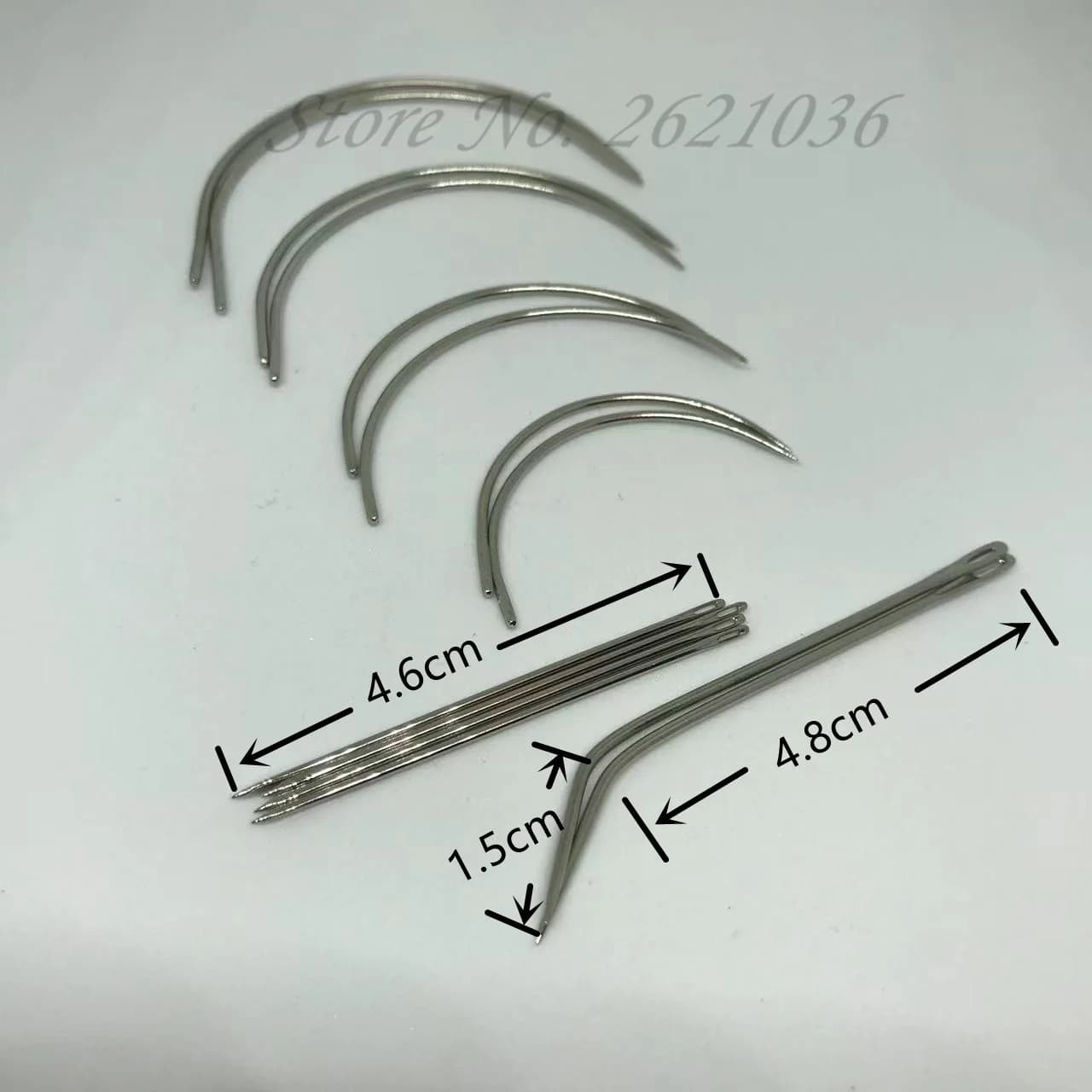 Set di Aghi per Cucire Pelle - Aghi Curvi e Triangolari, Strumenti Resistenti per Tappezzeria e Lavorazione del Cuoio