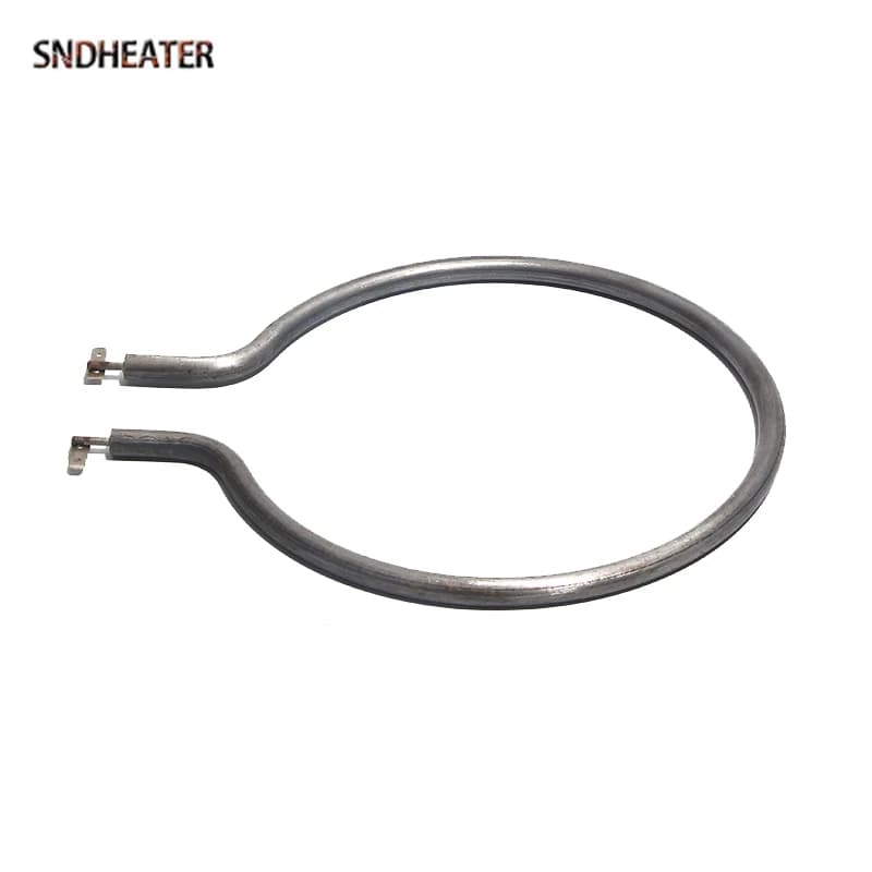 SNDHEATER Elemento Riscaldante Rotondo 220V per Fornello, Piastra per Pancake, Friggitrice, 1300W, Diametro Tubo 8MM, 16.7x19.5MM per Pentola Elettrica