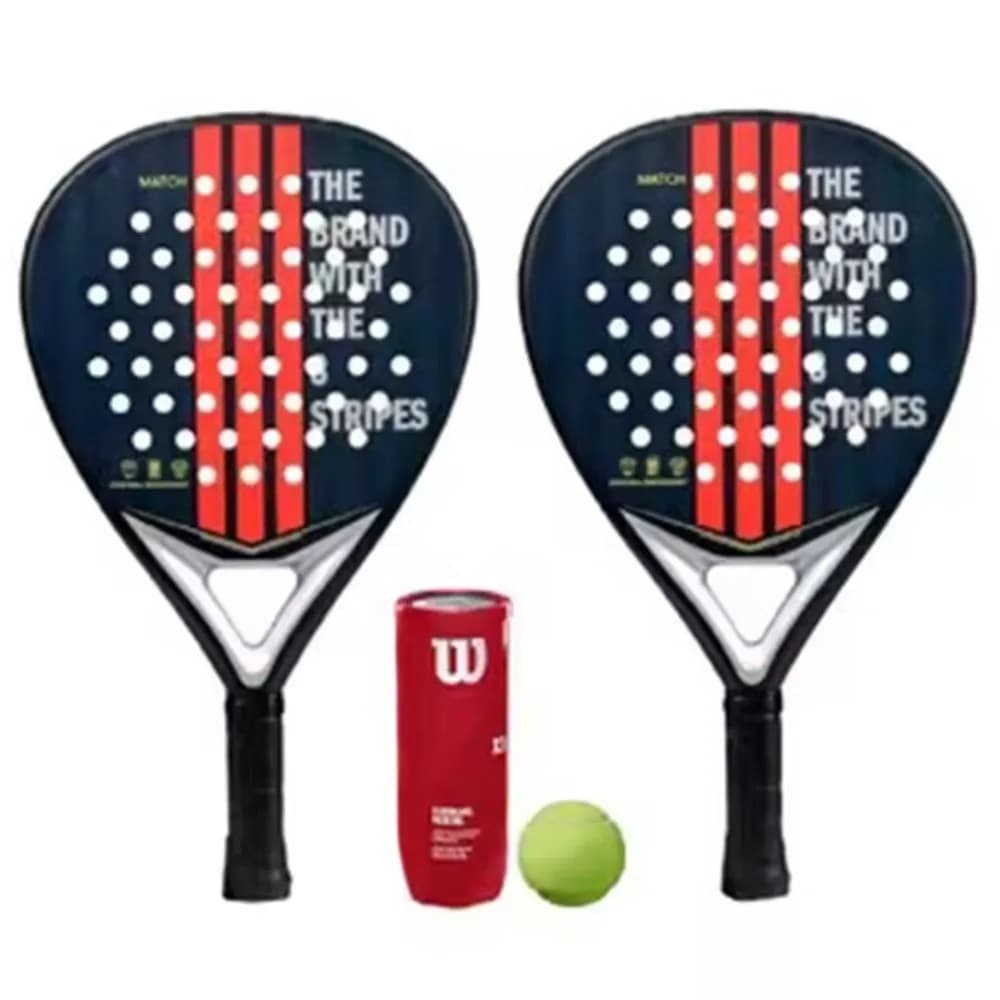Nuova Racchetta da Padel di Tendenza 2 in 1 con 3 Palline da Tennis