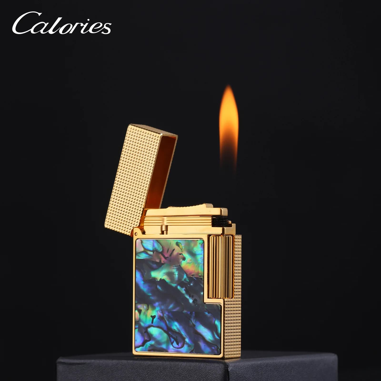 New Calu Langsheng Lighter Short Color Shell and New Color Shell High-end Men's Gift Lighters Smoking Smoke Accesoires