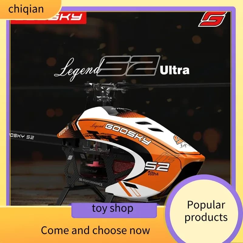 Goosky S2 Ultra 3D telecomando acrobatico elicottero giocattolo per adulti aereo RC per sport e intrattenimento giocattolo ad ala fissa regalo