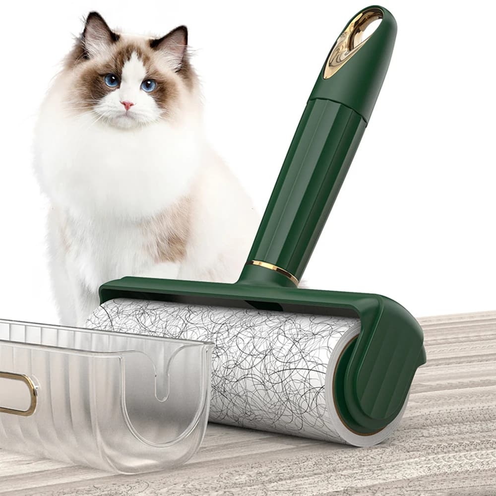 Rotolo di carta strappabile Rullo appiccicoso Polvere Spazzola per rimozione peli di animali domestici Vestiti Pulizia tappeti Nucleo sostituibile Superficie di grandi dimensioni da 16 cm