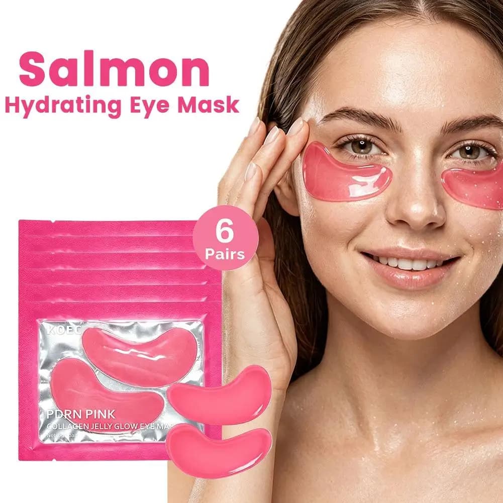 Collagen PDRN Jelly Eye Mask Salmon Moisturizing Brightening Eye Mask Firming Lifting Revitalization Eye Brand Repair Eye Mask