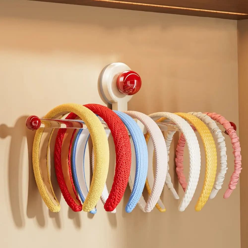 Gancio porta asciugamani da parete leggero con ventosa, organizer porta asciugamani senza foratura, riutilizzabile, porta fasce per capelli, per bagno
