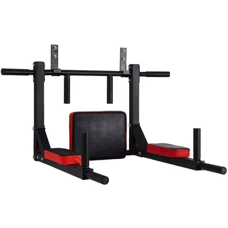 Steel Multifunction Station for Home Gym, Mounted to Wall, with Traction and Lift Bar, Convenient Price