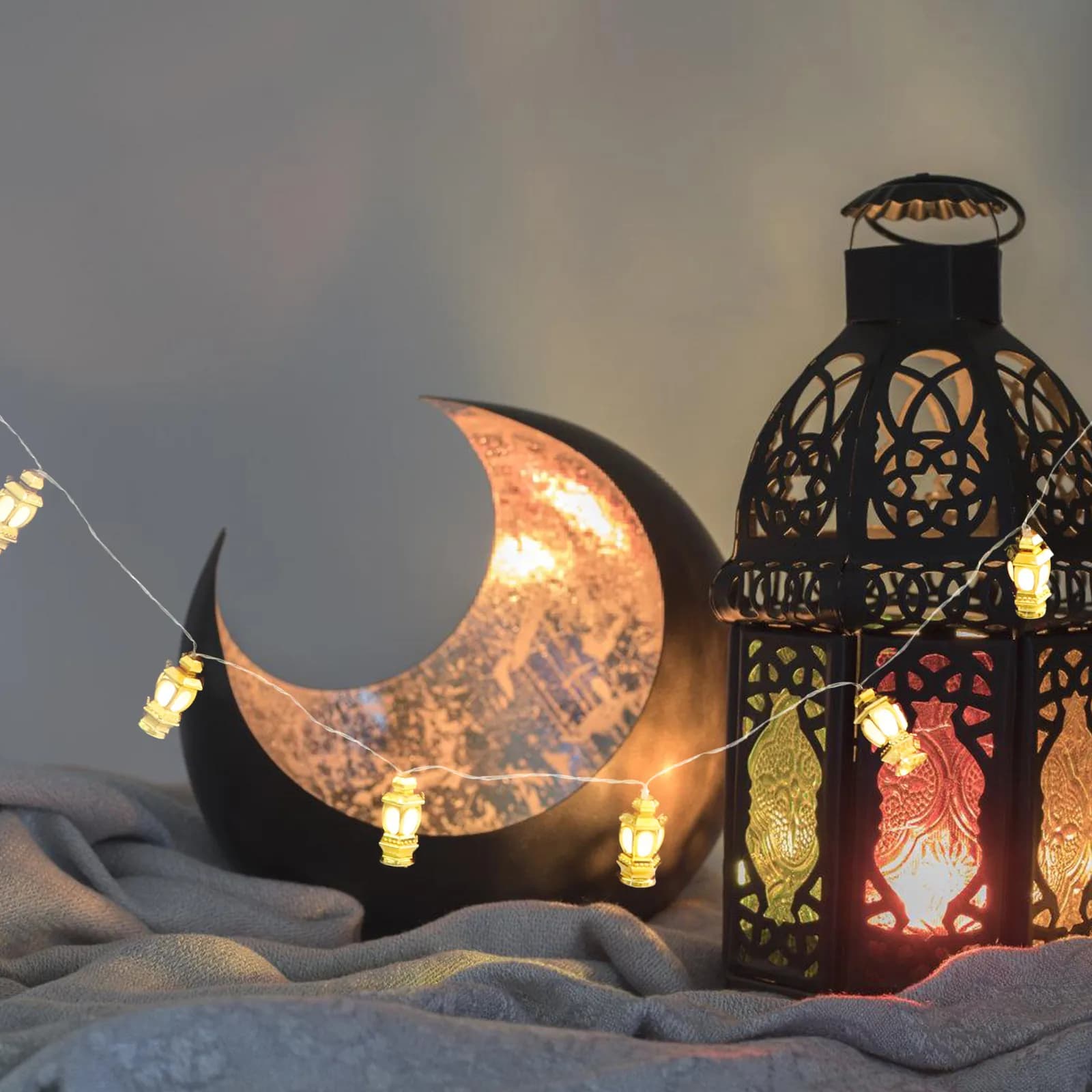 Catena di Luci Fatate LED da 3 Metri, 20 LED, Luce Calda, Forma Speciale per Patio, Camera da Letto, Illuminazione Decorativa, Atmosfera per Feste in Giardino