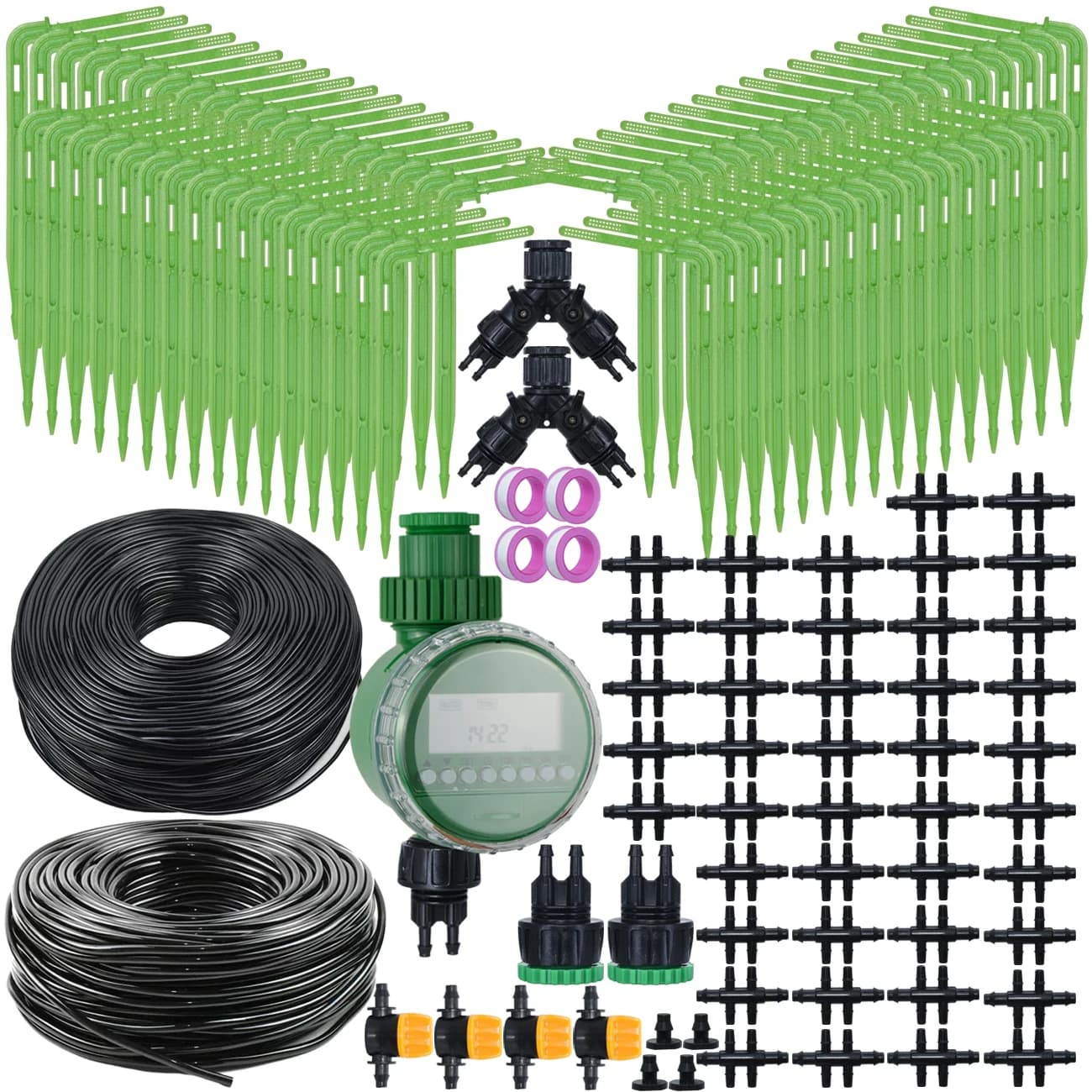 KESLA Garden 4/7mm to 3/5mm Tube Automatic Irrigation System Dropping Emite Kit Plant in Vase House Bonsai Serra