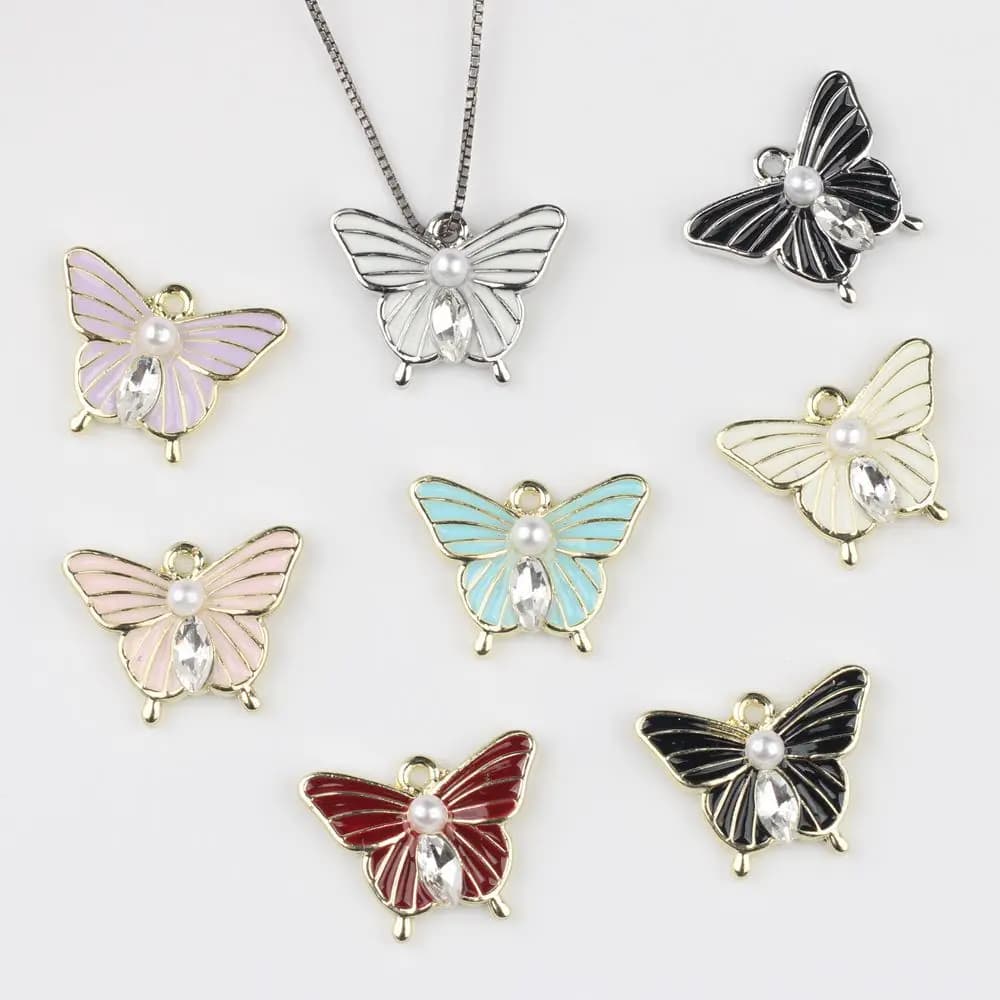 10 pcs/lot 11*15 MILLIMETRIES In Zinco Alloy Polished Rhinestones Bead Inlaid Arco Pendants And FAI Pendants From You Bracelet Necklace Earrings Accessories
