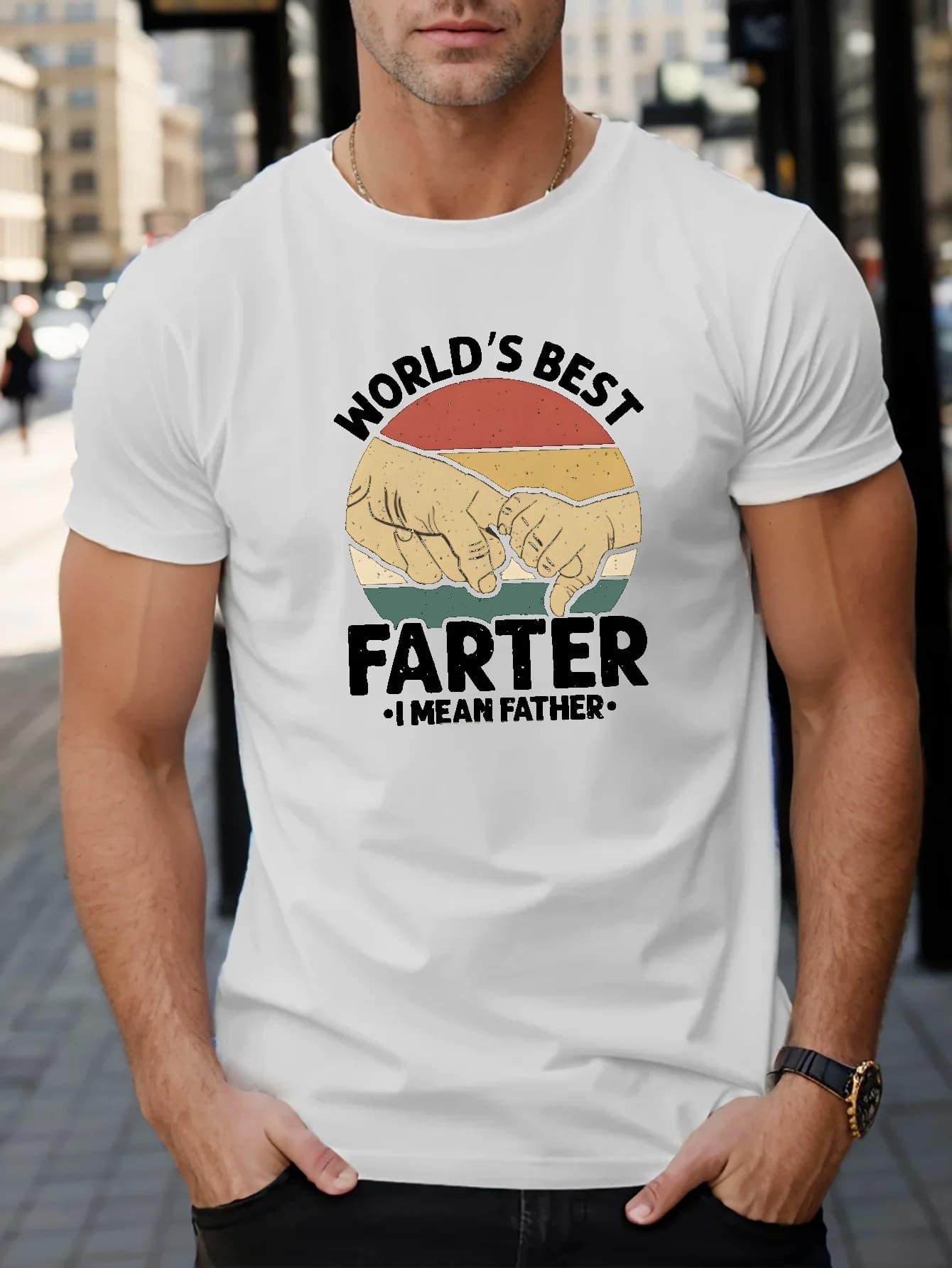 T-shirt casual a maniche corte da uomo in puro cotone T-shirt a maniche corte con stampa di motivi geometrici