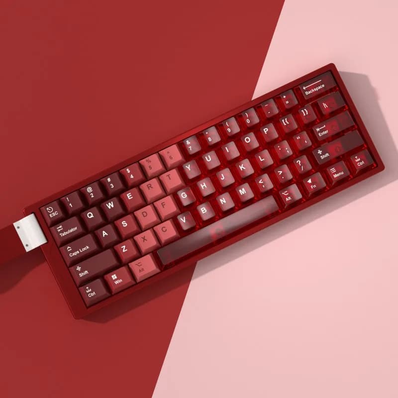 Spy Gradient Keycap PC Trasparente Personalizzato PBT Dye Sub Cherry Profilo Keycaps Tastiera Meccanica per Wooing60he Mad60 ROG