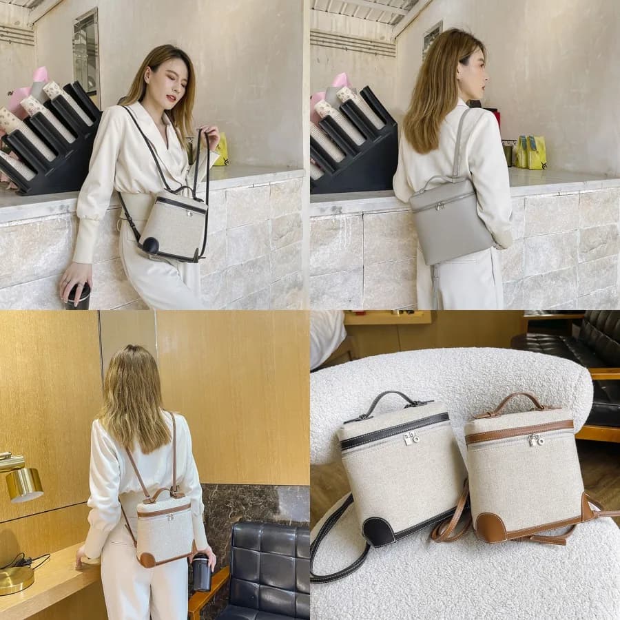 diNew styleuovoSmooth and trendy luxury backpack, new fashionable and versatile high-end backpack, large capacity multifunctional lunch bag