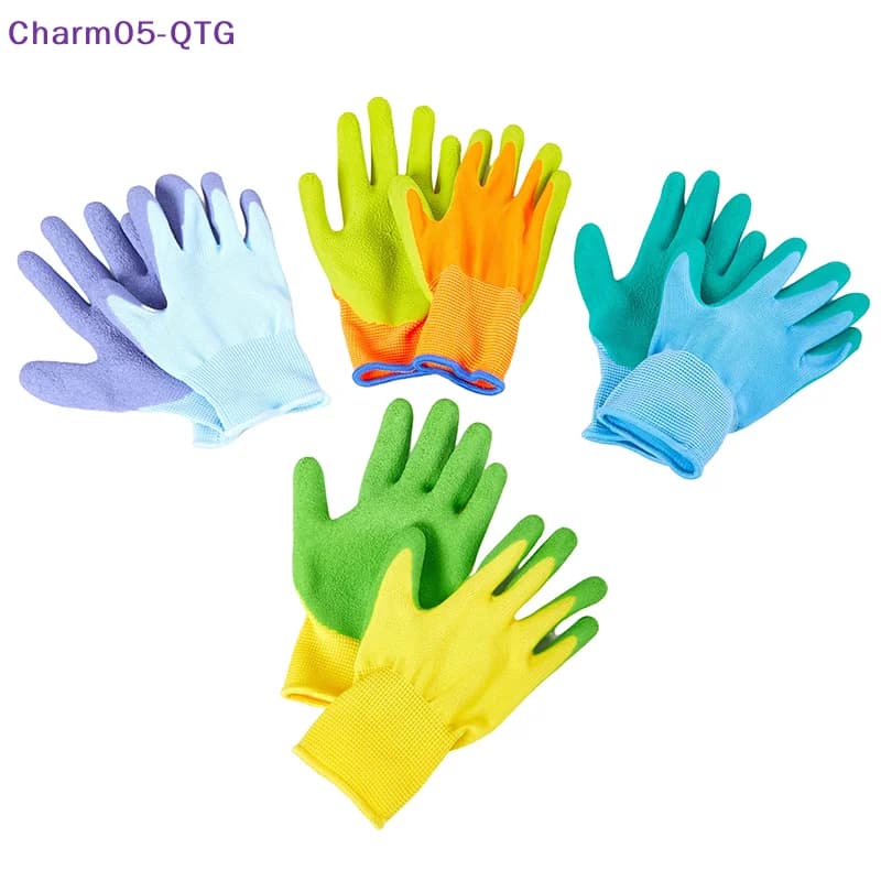 1 Paio di Guanti da Giardinaggio Traspiranti per Bambini, Guanti Impermeabili Anti-Morso e Anti-Taglio, Protezione per Raccolta Conchiglie, Guanti Protettivi per Lavori Manuali