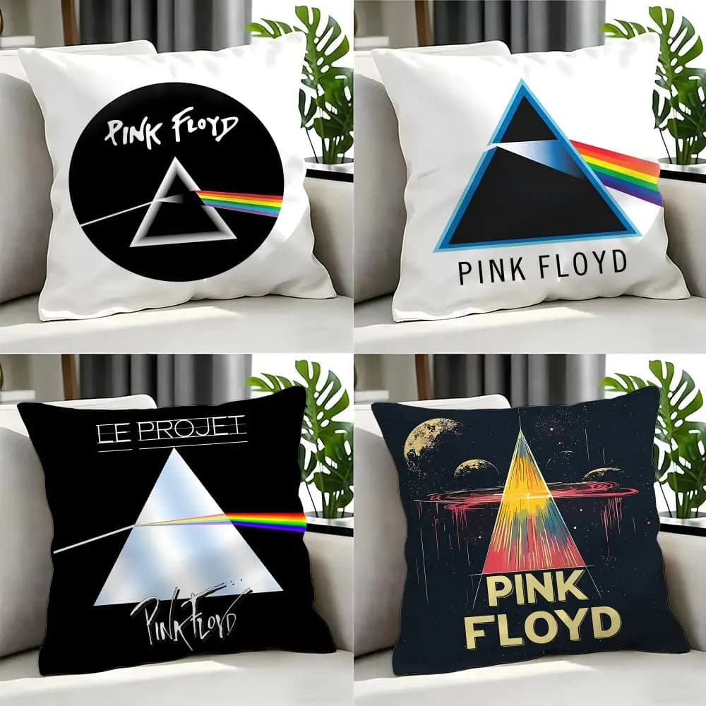 classic Pink Floyd Cushion Cover Cushion Cover Set 4Pcs 50x50 45x45 40x40 Pillowcase Decorative Sofa Home Decor