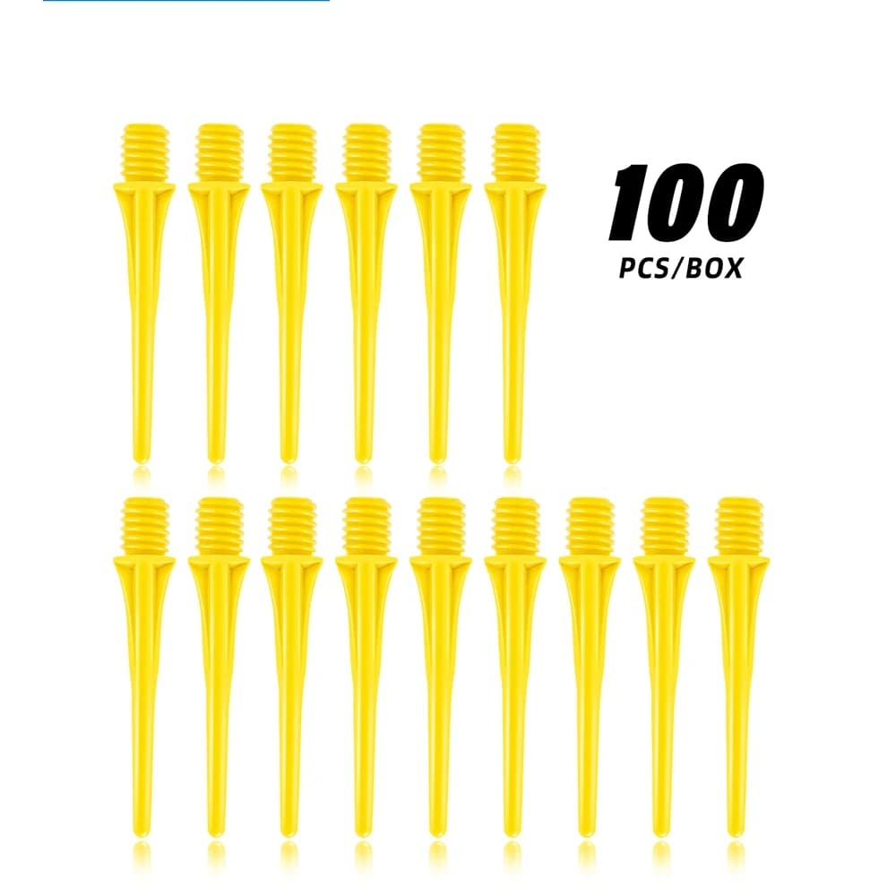 Set di freccette elettroniche con punta morbida – 100 aghi di ricambio in plastica durevole ad alta precisione, accessori per freccette indispensabili