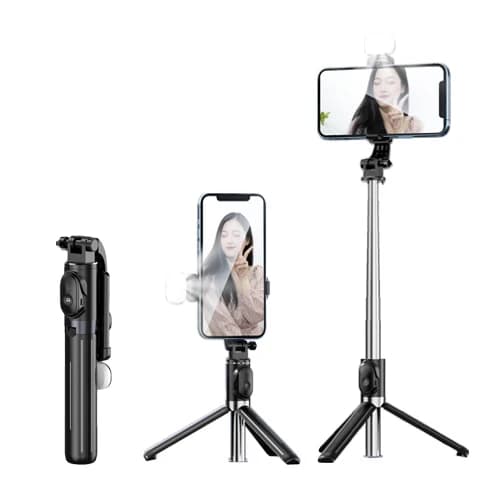mini selfie stick portatile treppiede per telefono cellulare treppiede leggero/selfie stick selfie stick