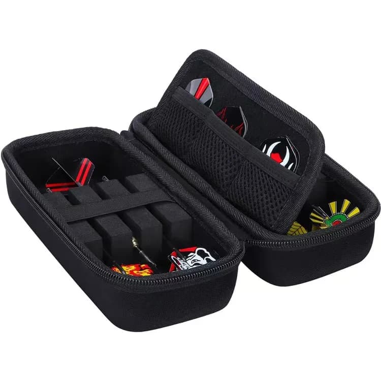 Dart Case for 6 Steel and Soft Tip Darts, Upgraded Darts Carrying Storage Fits for Dart Tips, Shafts and Flights (Box Only)