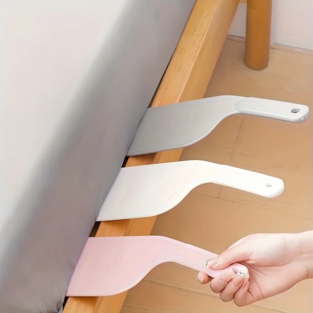 2 Pezzi Organizzatore per Lenzuola, Strumento per Fissare Copriletto e Lenzuola Senza Sforzo, Sollevatore per Letto, per Lavori Domestici