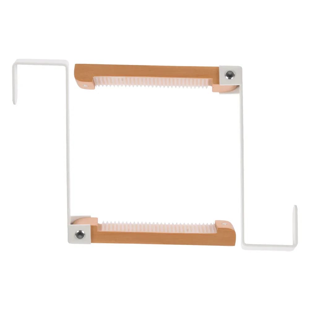 2 Foldable Hooks for Hanging Over the Door, Bathroom Organizer, Clothes rack, Towels and Hats, Rear Door Hooks