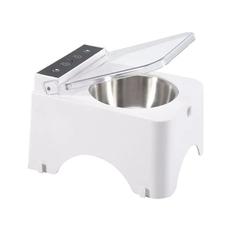 【THANKSGIVING DAY】Cat Dog Food Feeder Smart Feeder Feature Auto Open Cover Radar Function Lithium Battery Powered Cat Bowl Pet F
