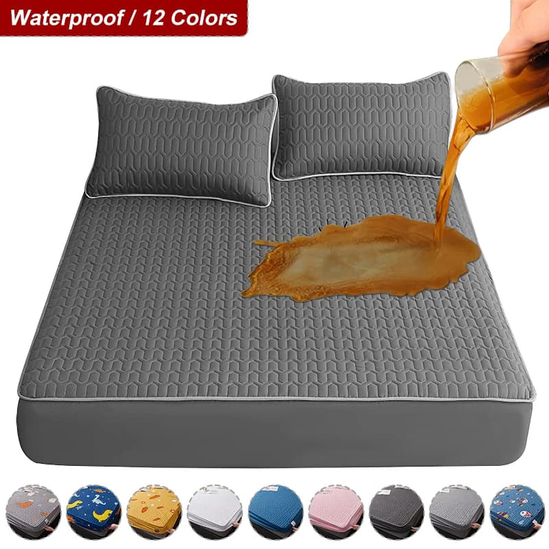 Waterproof Thicknessed Duvet Cover Latex Quilted Duvet Cover with delicate corners on the skin150/160/180x200
