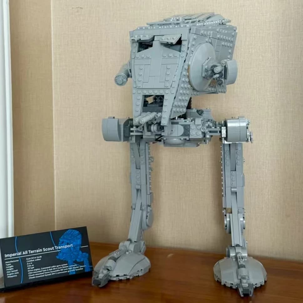 2026 Nuovo Set di Costruzioni da 1513 Pezzi Star Interstellar Conflict AT-ST 75417 Transport Walker Robot, Modellino Puzzle, Giocattoli, Regali di Compleanno