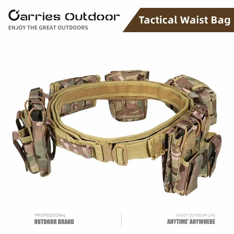 YAKEDA Marsupio tattico 6 in 1 Borsa da arrampicata multifunzione per esterni Borsa da tasca tattica da caccia per escursionismo