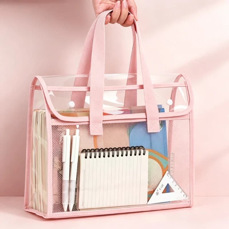 Super Transparent File Folder. for A4-sized Organizers, Storage Boxes, File Bags, Suitable for Home, School,Office, and Travel.