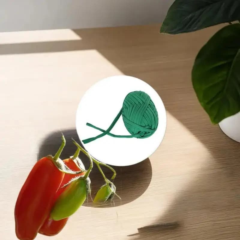 Striscia di stoffa verde per corda da giardino, 1 fascetta di supporto per piante per organizzare cavi in casa e uffici da giardino