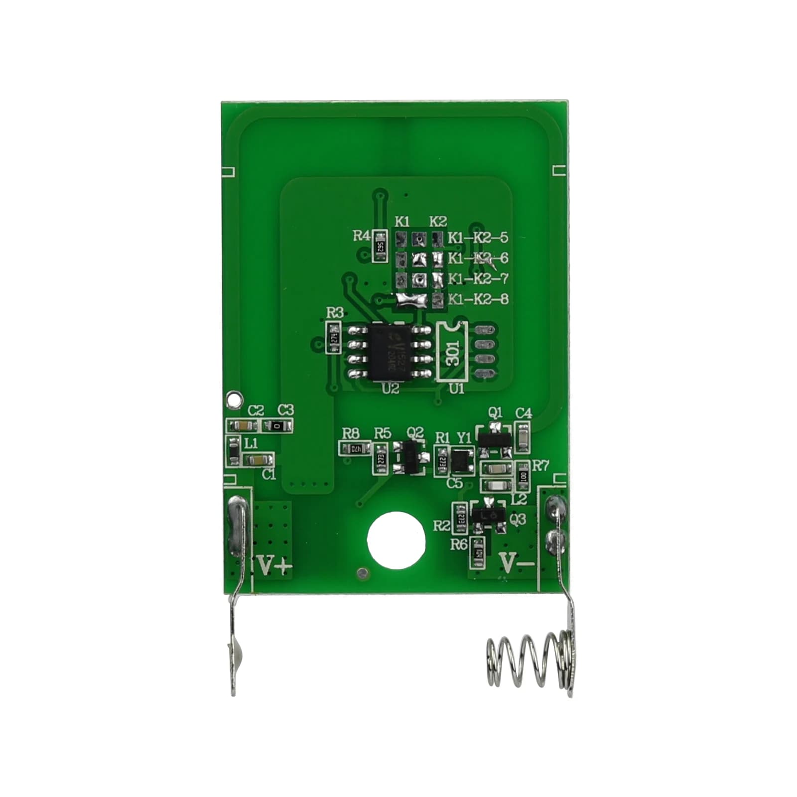 Interruttore di controllo remoto wireless RF a 2 canali DC5V 6V 9V 12V per fotocamera/motore piccolo/batteria/serratura elettrica/LED