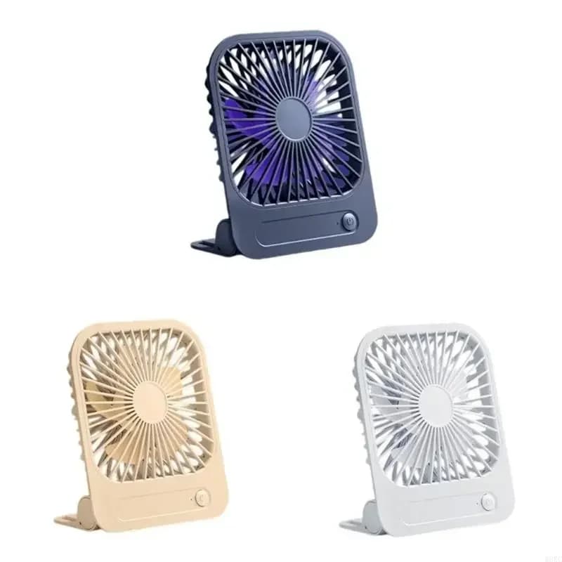 Portable Magnetic Fan Wall Mounted 1200mAh Battery USB Rechargeable 180°Adjustable 4 Speeds Wind Ultra-thin Air Cooling Fan