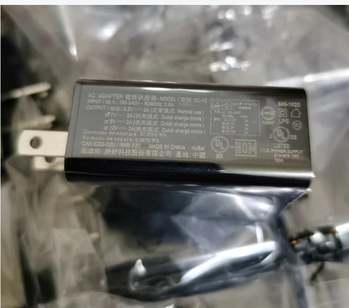 Suitable for Lenovo 12V2A tablet PC YB1-X90F YOGA BOOK X90L power adapter SC-11