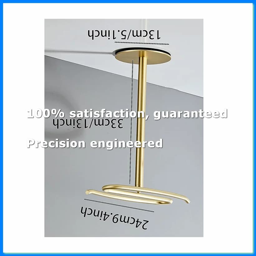 Gold Hand Towel Holder Stand Towel Rack Stainless Steel Towel Bar Rack Stand Tower Bar for Bathroom Vanity-A23R