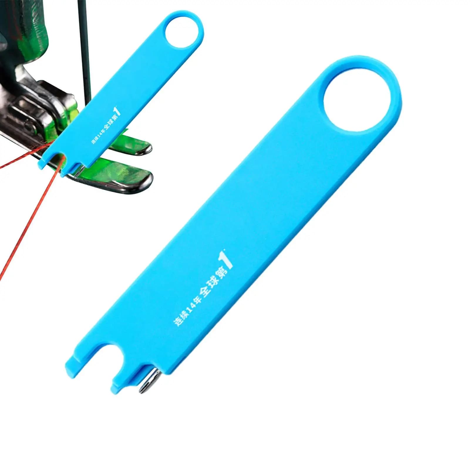 Sewing machine needle threader Preventing hand pricking potable Knitting Accessories With scale for Home Quilting Clothing